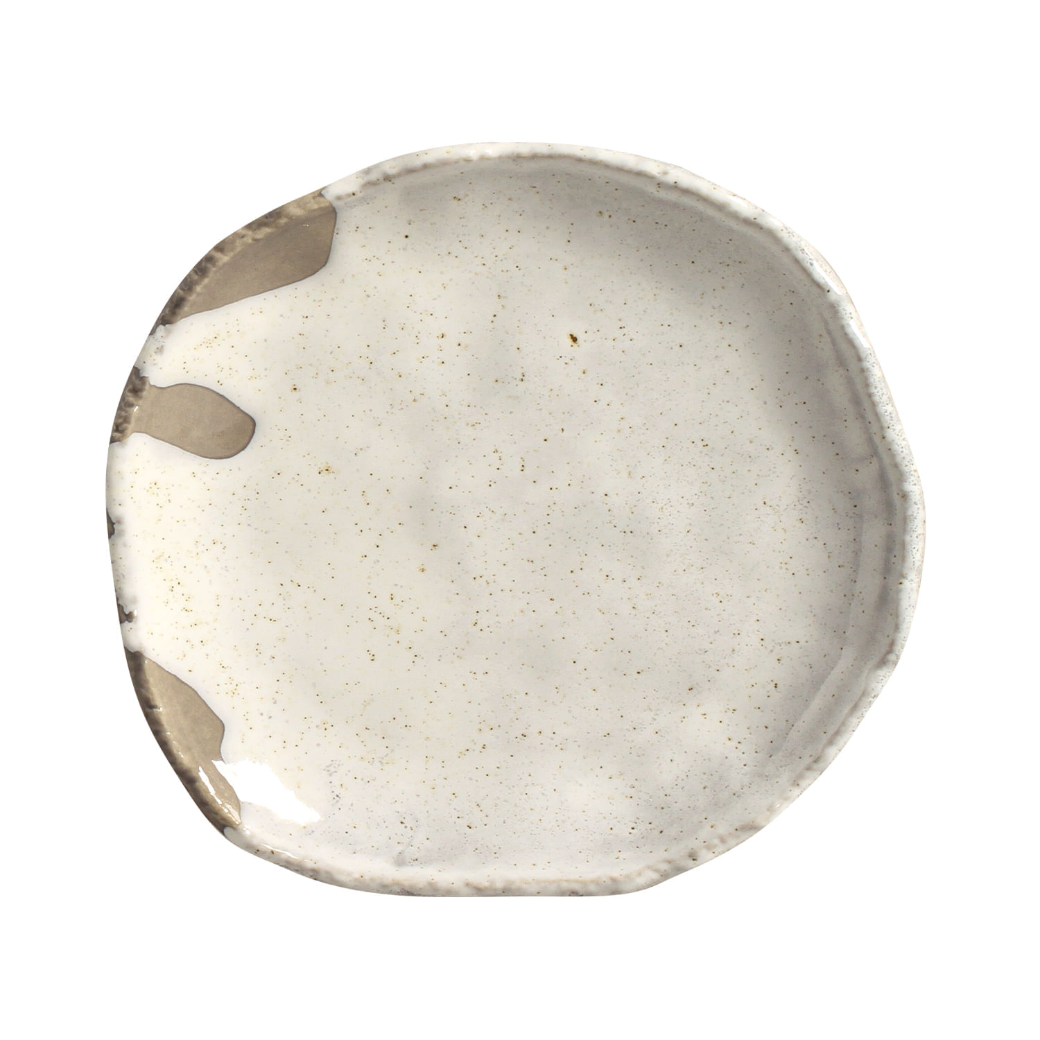 Conjunto com 4 Pratos de Sobremesa Orgânico Eco Pampa Ø19cm