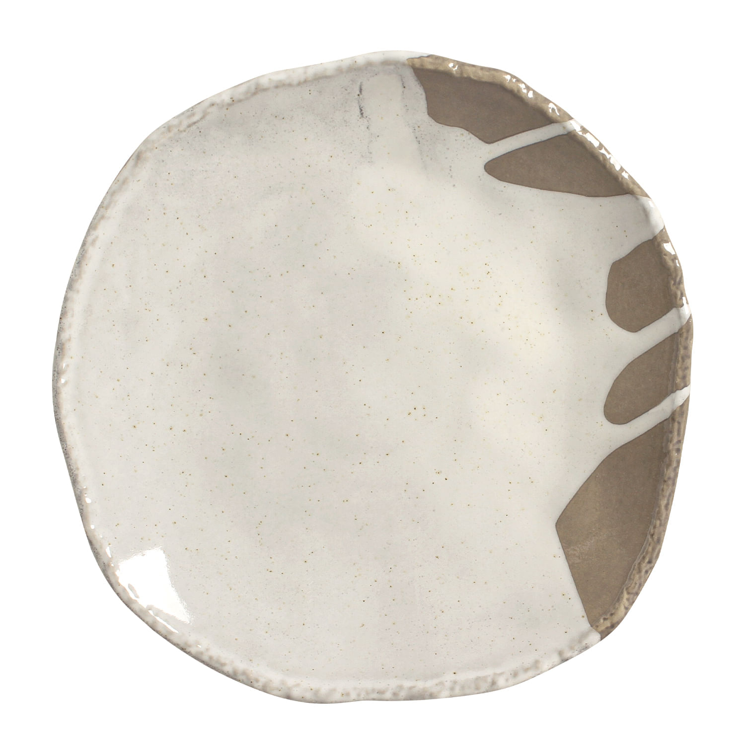 Conjunto com 4 Pratos Raso Orgânico Eco Pampa Ø27,5cm