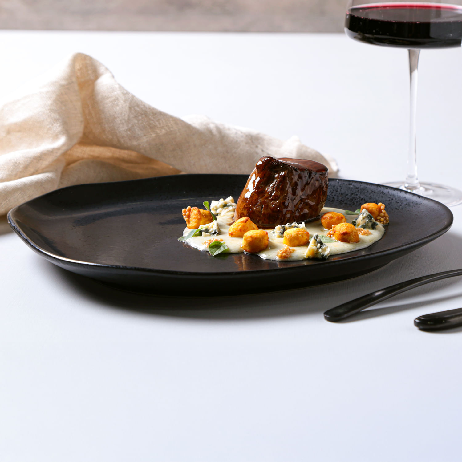 Conjunto com 6 Pratos Raso Oval Orgânico Eclipse 31x24x2,5cm - Imagem 4