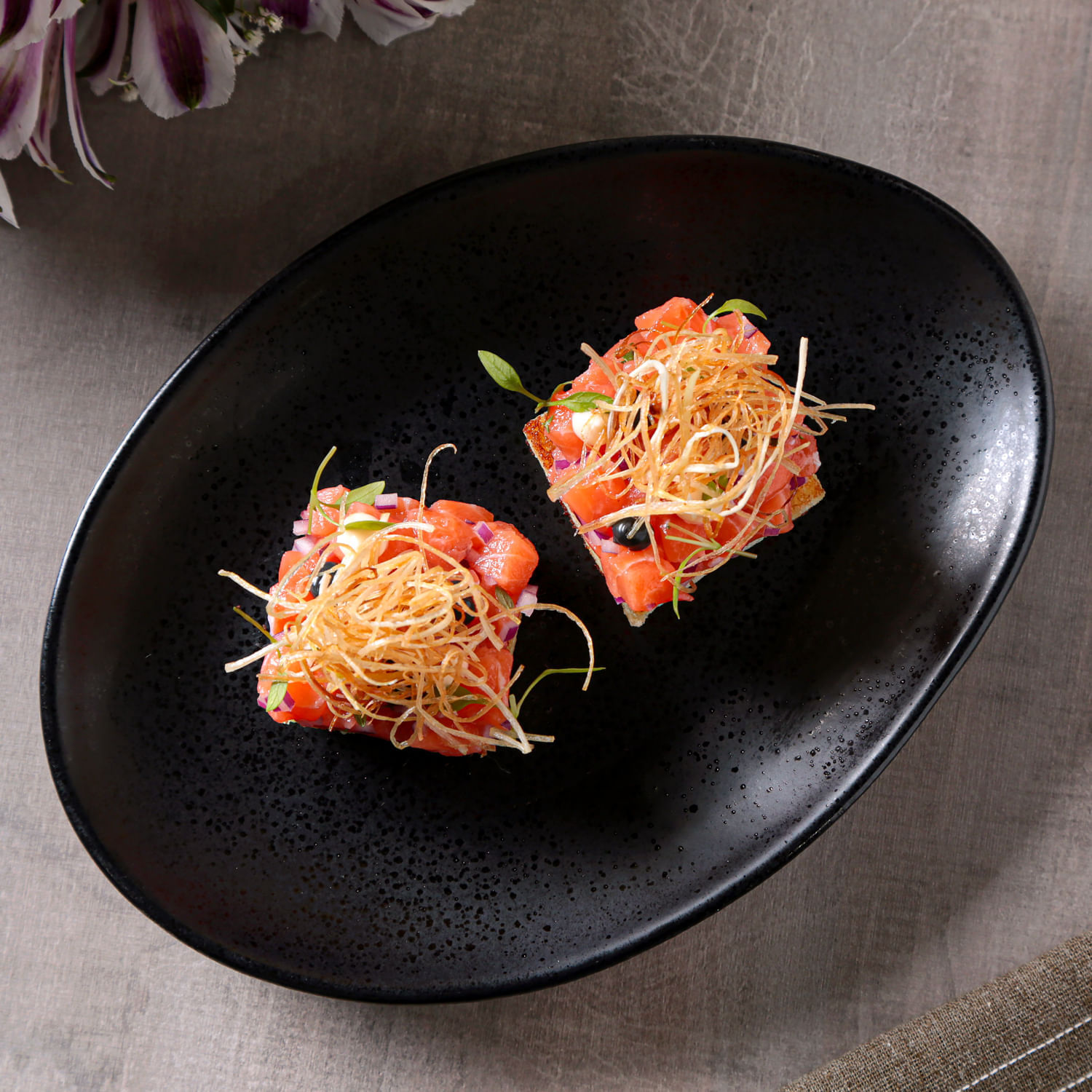 Conjunto com 6 Pratos de Sobremesa Oval Orgânico Eclipse 22,5x16,5x2,5cm - Imagem 3