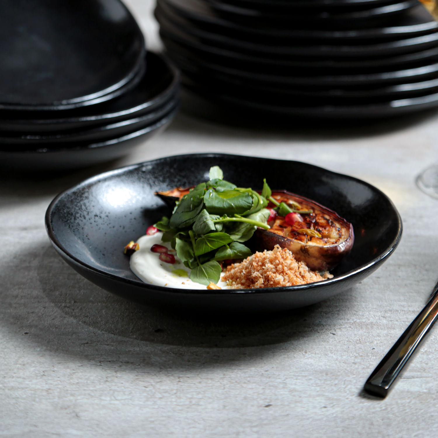 Conjunto com 6 Pratos Fundo Orgânico Eclipse Ø21,2cm 600ml - Imagem 4