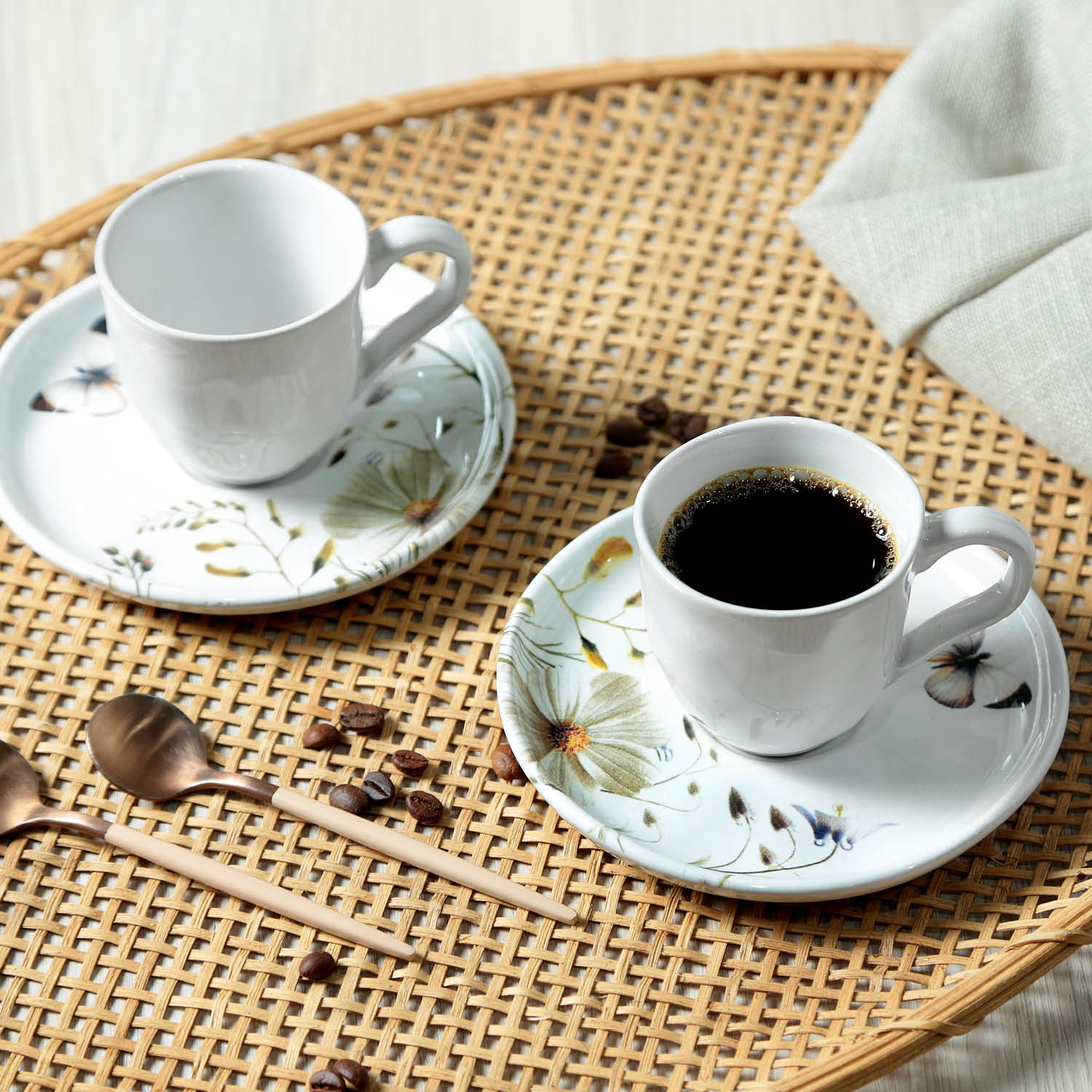 Conjunto com 6 Xícaras De Chá Orgânico 170ml com 6 Pires Bio Encanto - Imagem 3