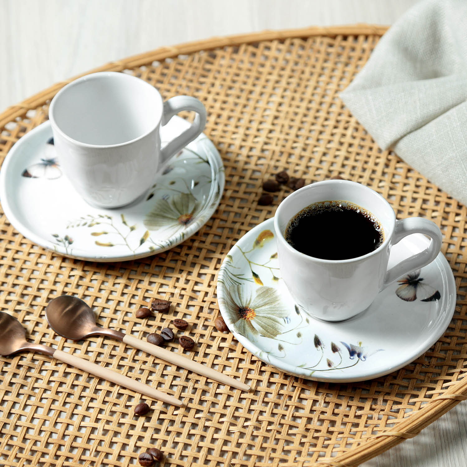 Conjunto com 6 Xícaras De Café com 6 Pires Bio Encanto - Imagem 3
