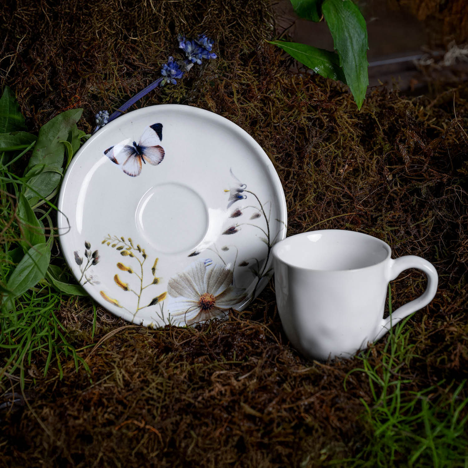 Conjunto com 6 Xícaras De Café com 6 Pires Bio Encanto - Imagem 2