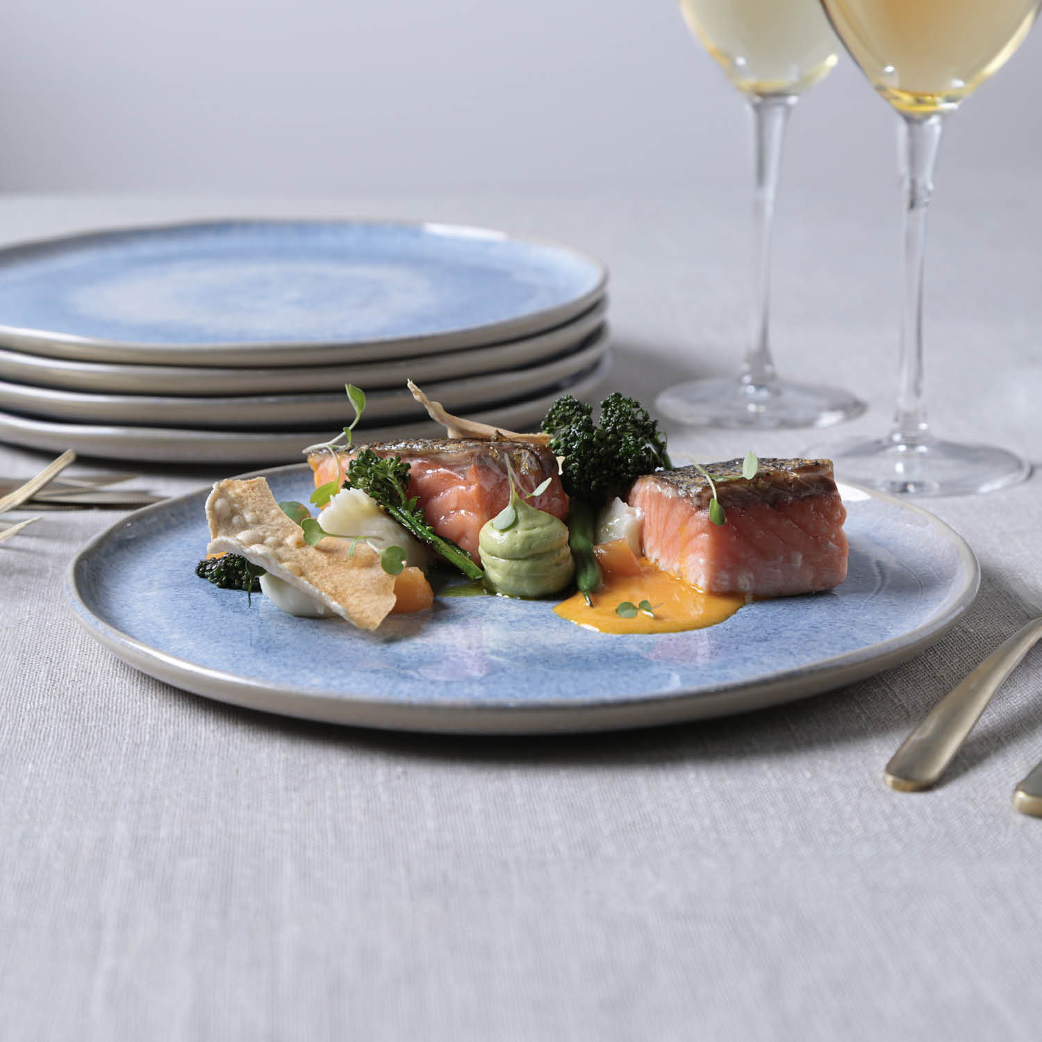 Conjunto com 6 Pratos Raso Bio Wave - Imagem 4