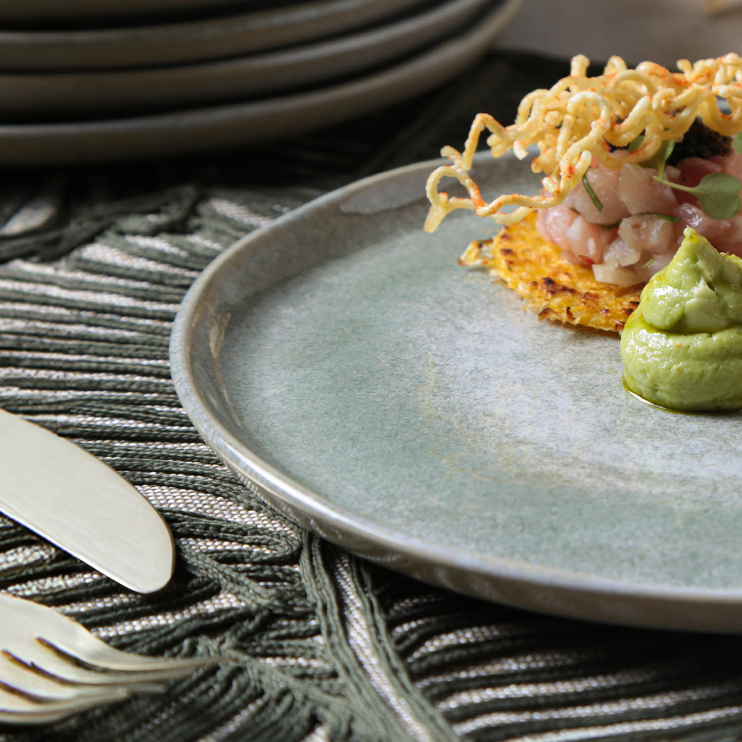 Conjunto com 6 Pratos De Sobremesa Bio Moss - Imagem 5