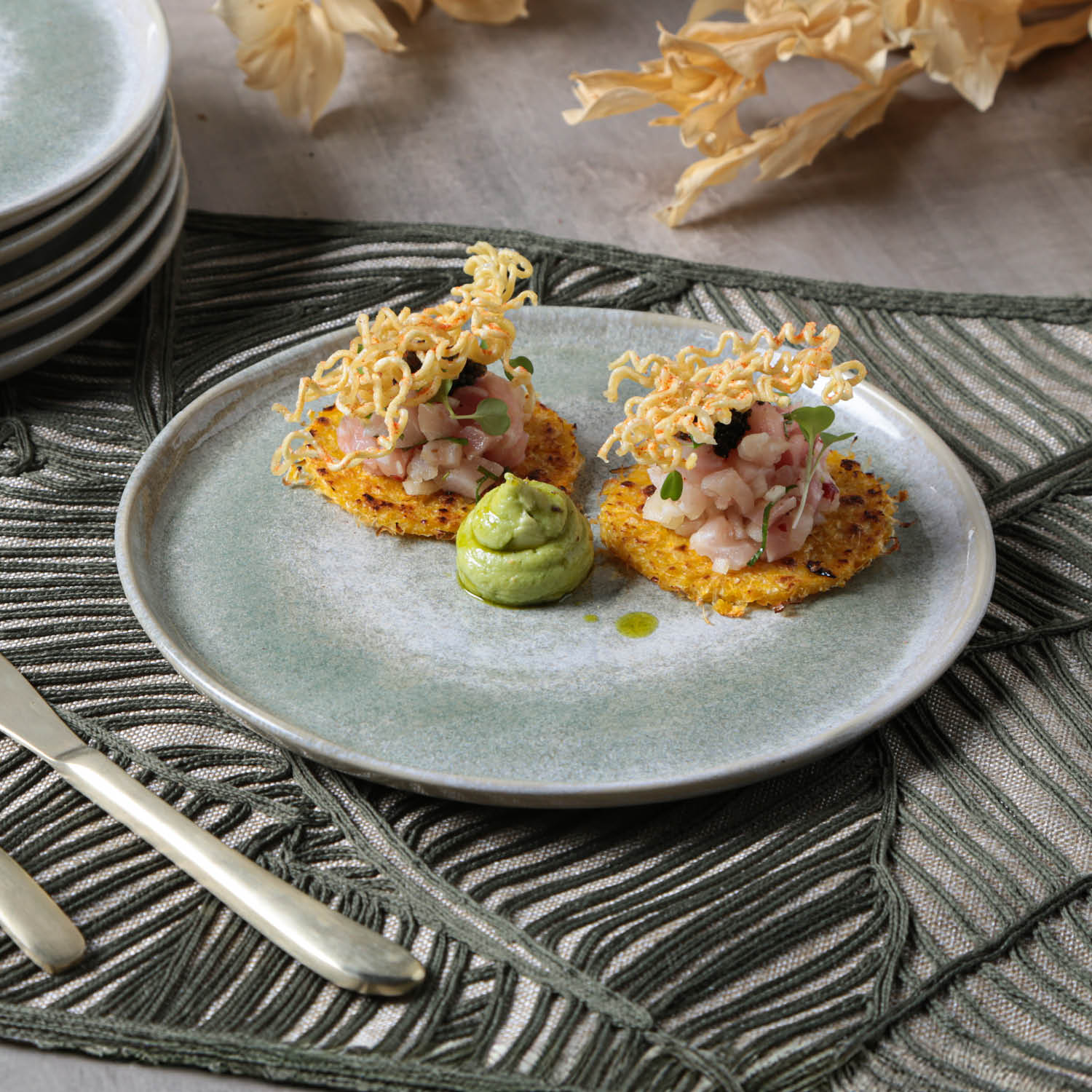 Conjunto com 6 Pratos De Sobremesa Bio Moss - Imagem 2