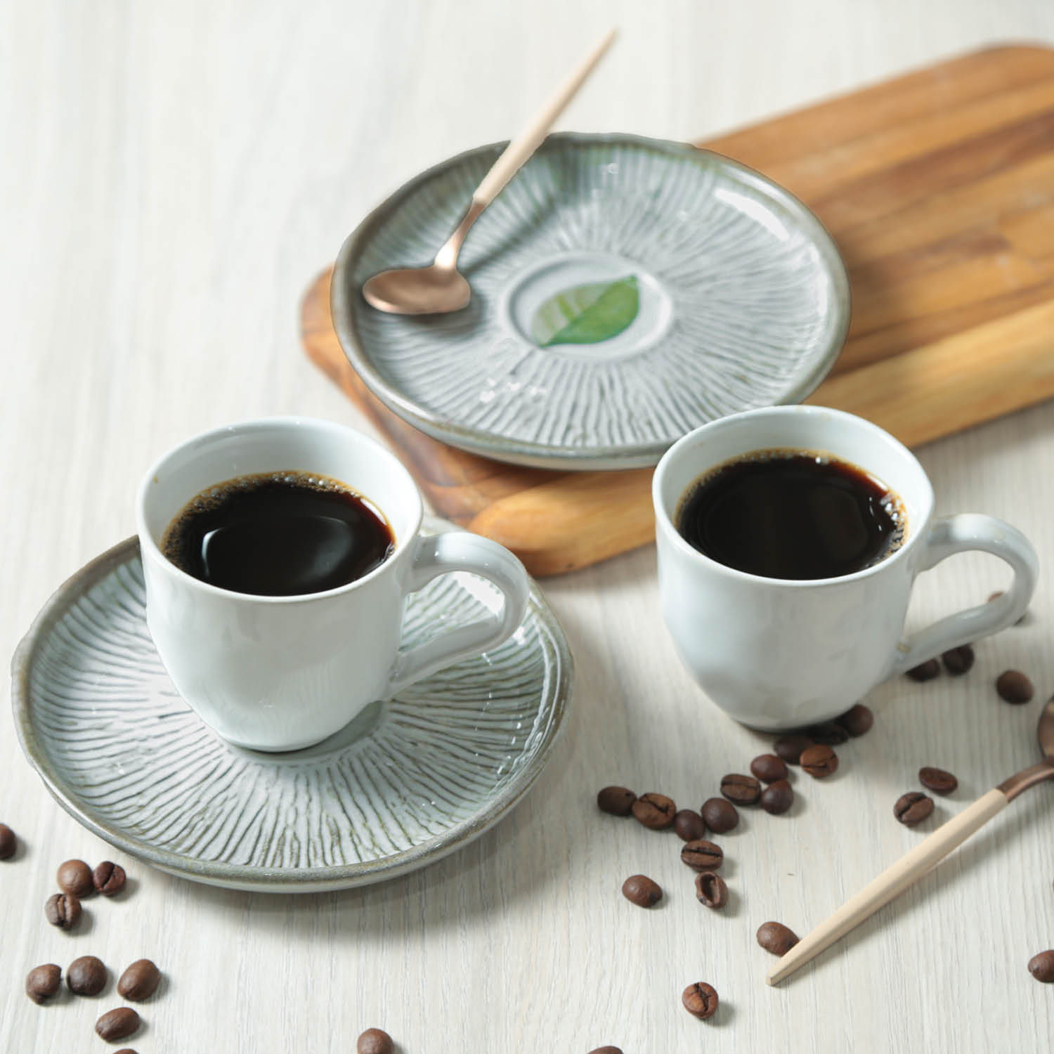 Conjunto com 6 Xícaras De Café com 6 Pires Bio Evergreen - Imagem 3