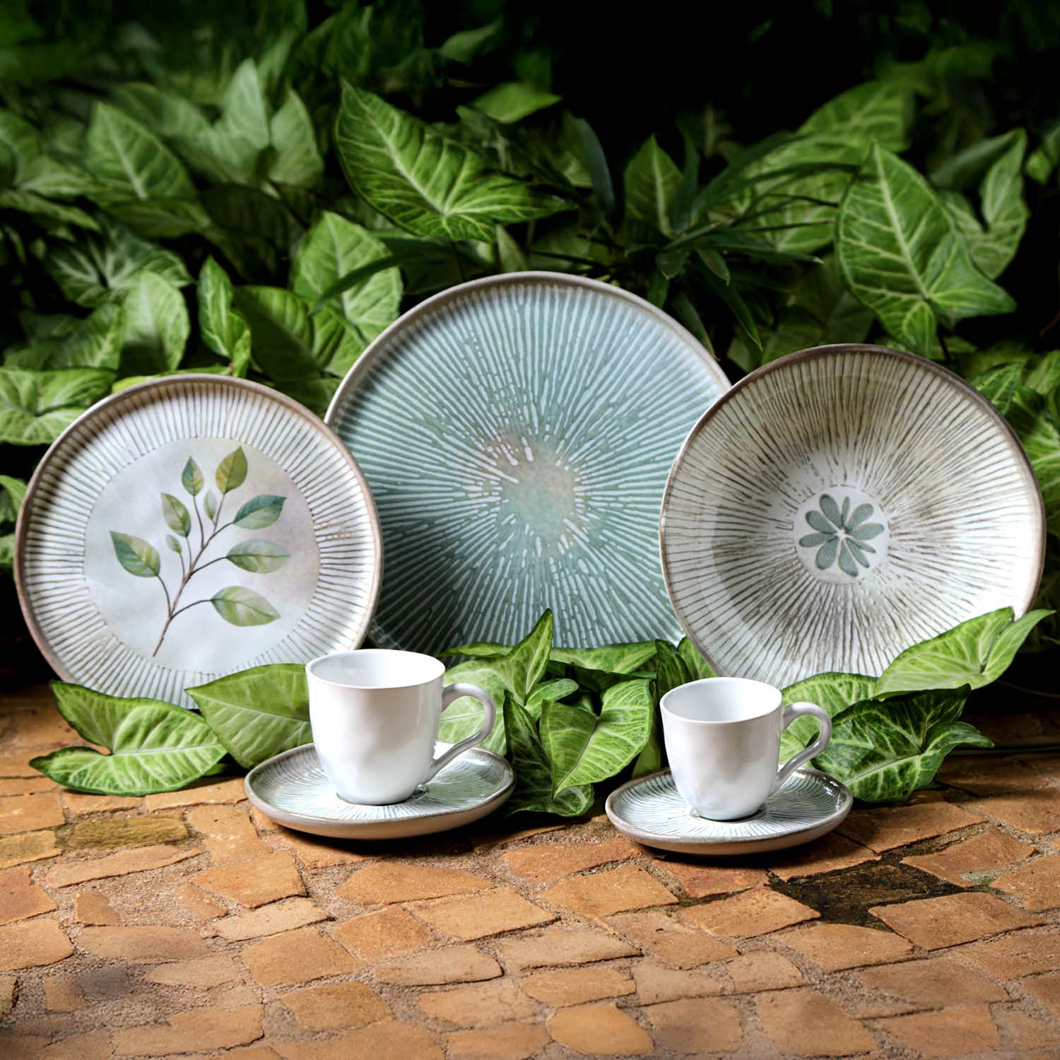 Conjunto com 6 Xícaras De Café com 6 Pires Bio Evergreen - Imagem 7