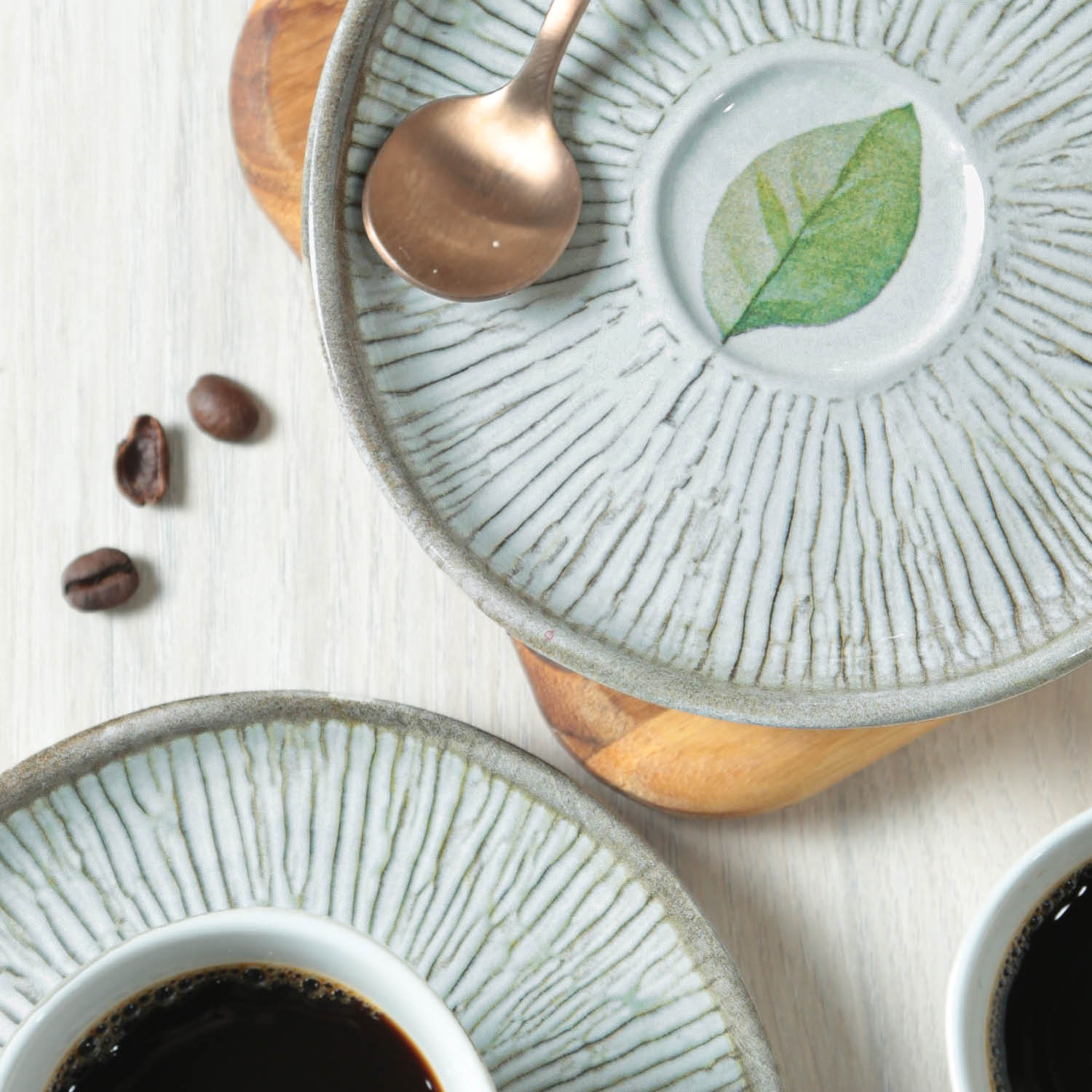 Conjunto com 6 Xícaras De Café com 6 Pires Bio Evergreen - Imagem 6