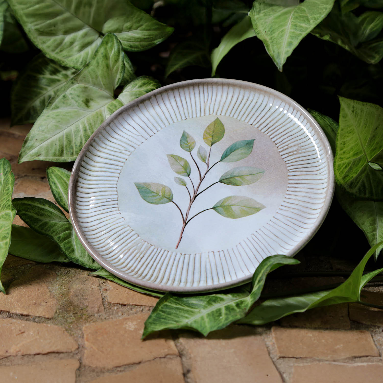 Conjunto com 6 Pratos De Sobremesa Bio Evergreen - Imagem 3