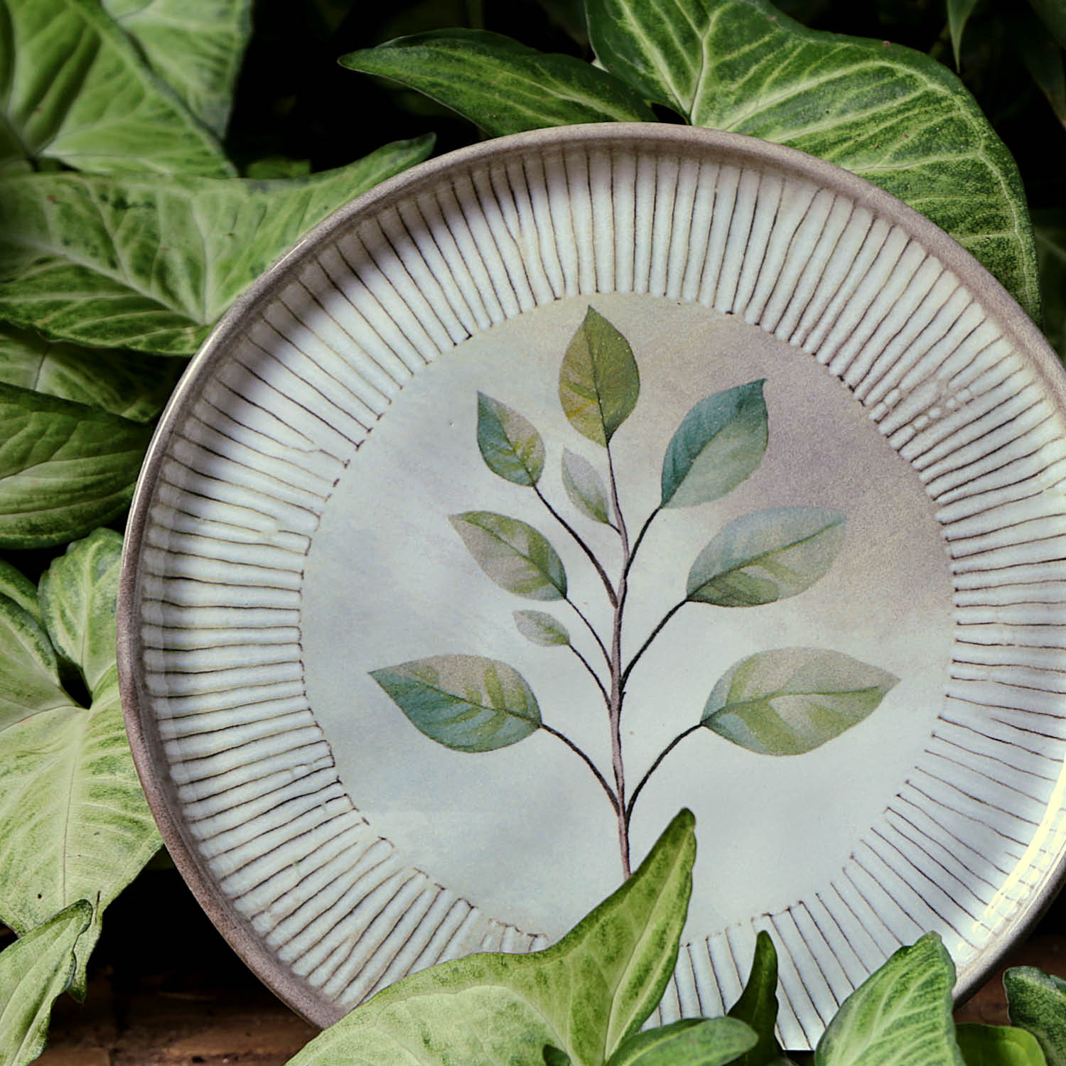 Conjunto com 6 Pratos De Sobremesa Bio Evergreen - Imagem 4