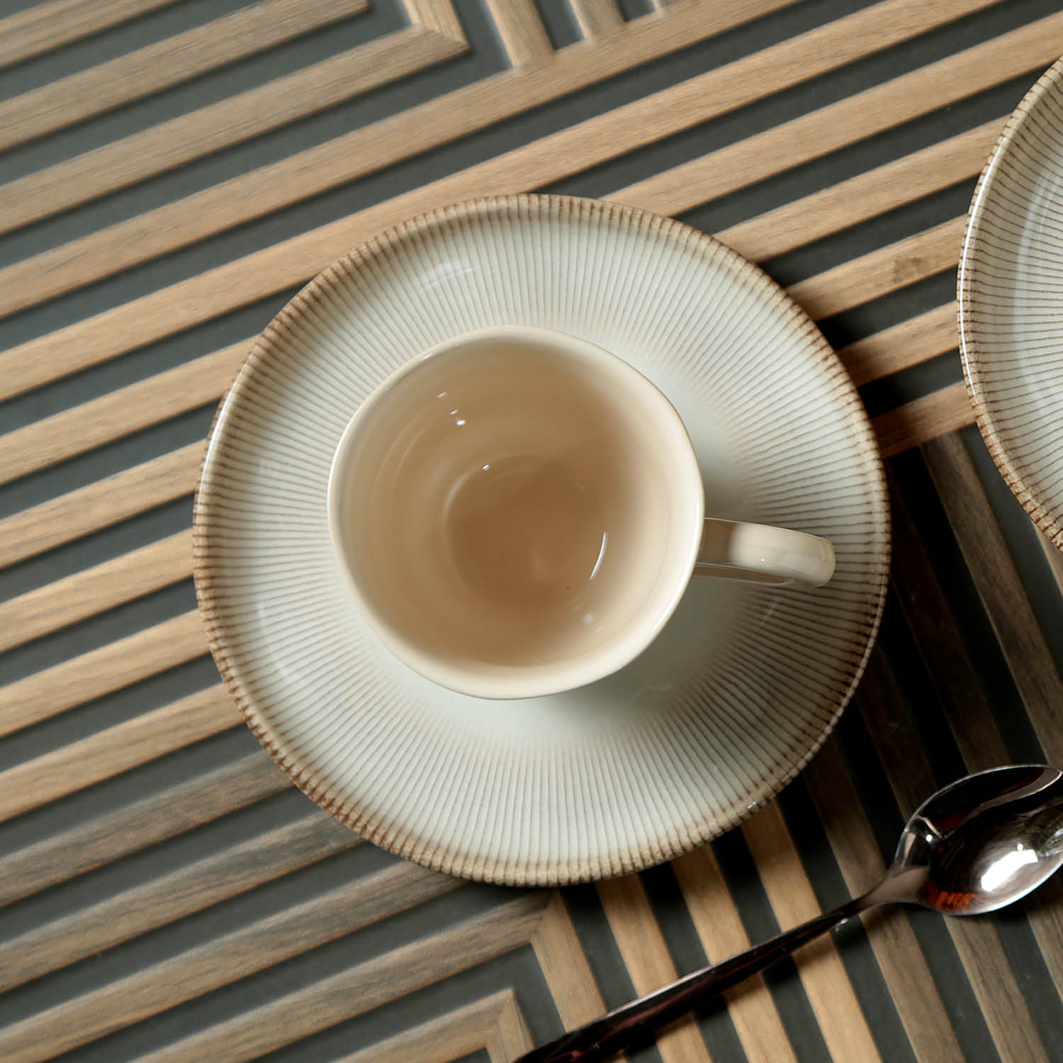 Conjunto com 6 Xícaras De Chá Orgânico 170ml com 6 Pires Bio Raio - Imagem 3