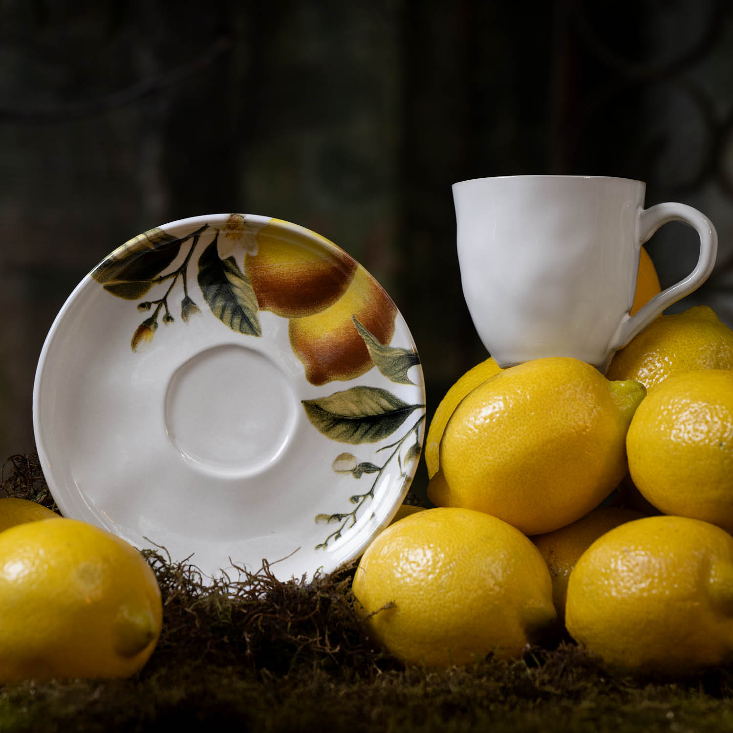 Conjunto com 6 Xícaras De Chá Orgânico 170ml com 6 Pires Bio Limonata - Imagem 2