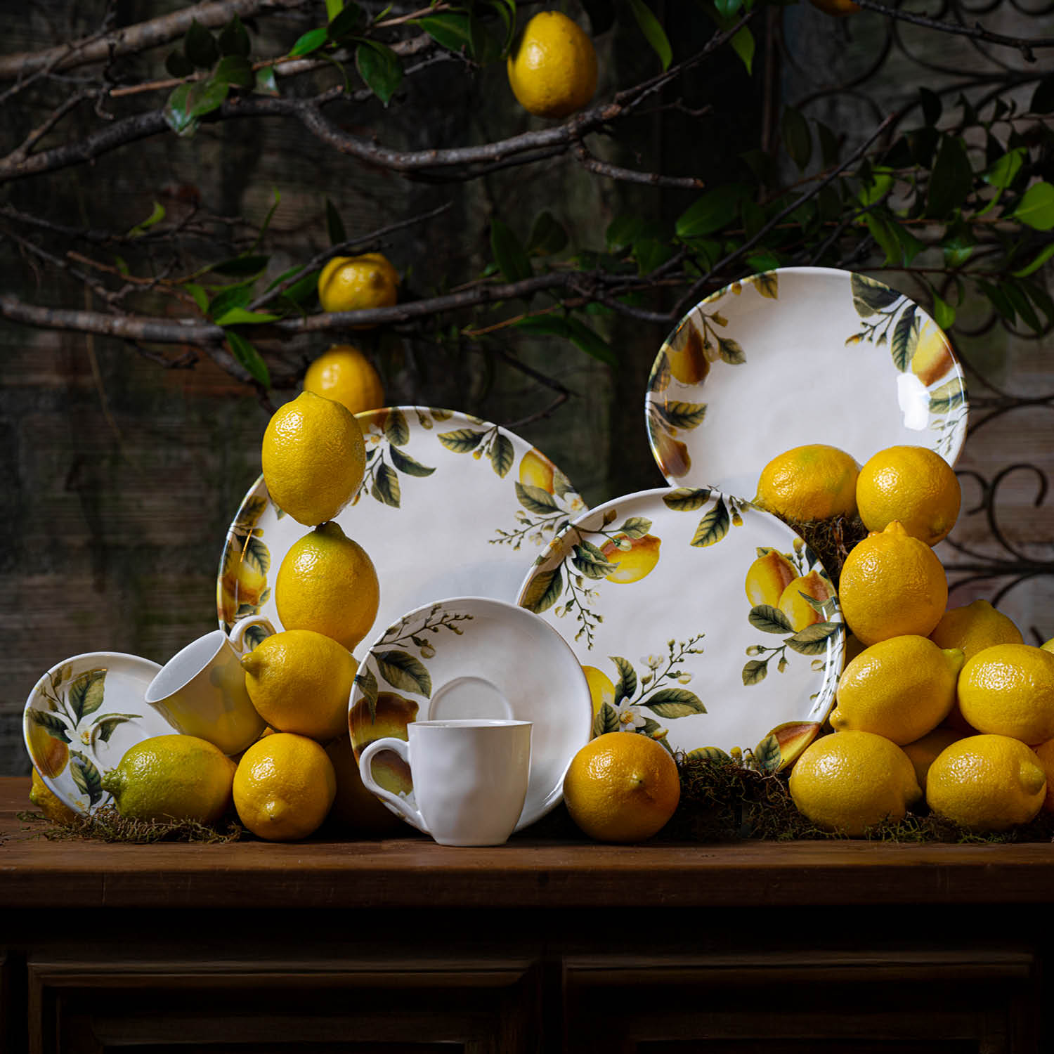 Conjunto com 6 Xícaras De Café com 6 Pires Bio Limonata - Imagem 7