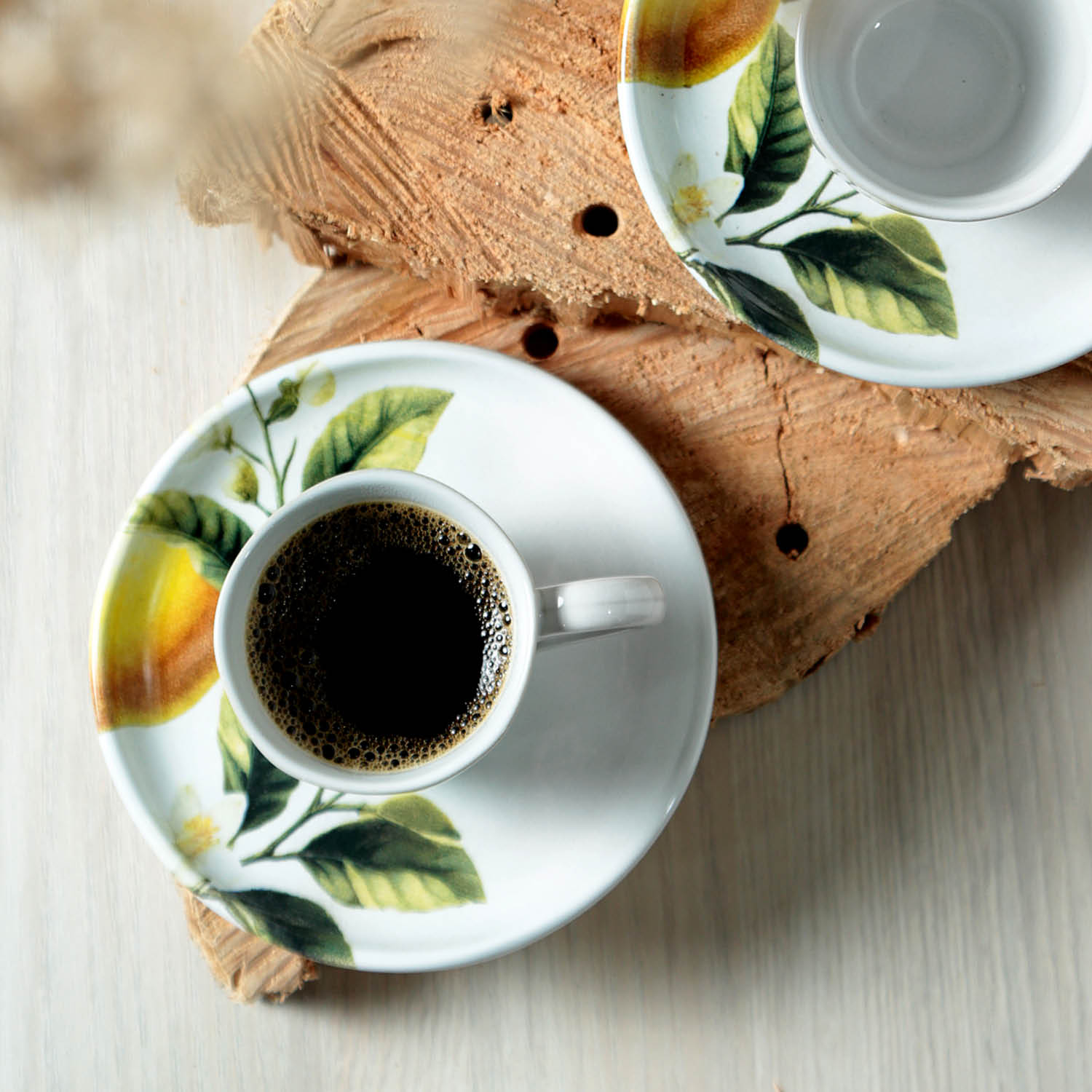Conjunto com 6 Xícaras De Café com 6 Pires Bio Limonata - Imagem 4