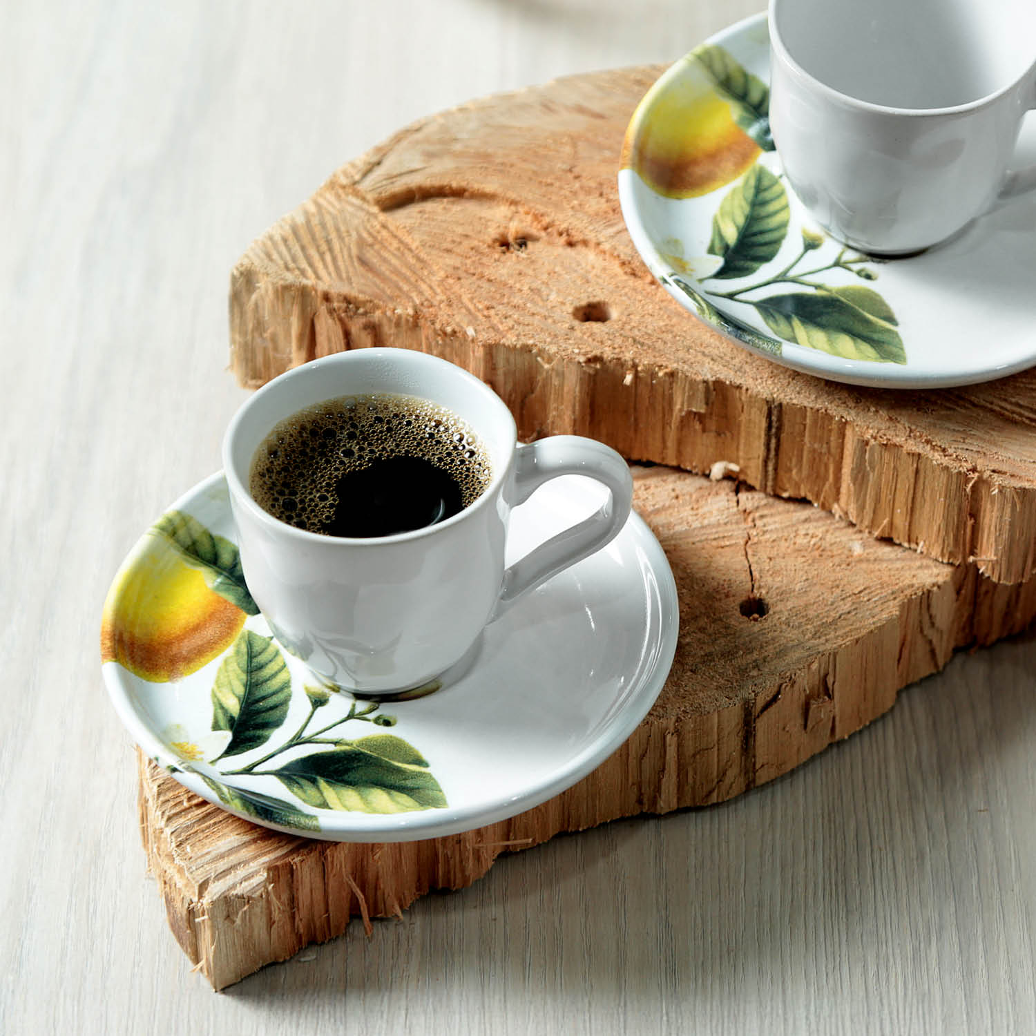 Conjunto com 6 Xícaras De Café com 6 Pires Bio Limonata - Imagem 3