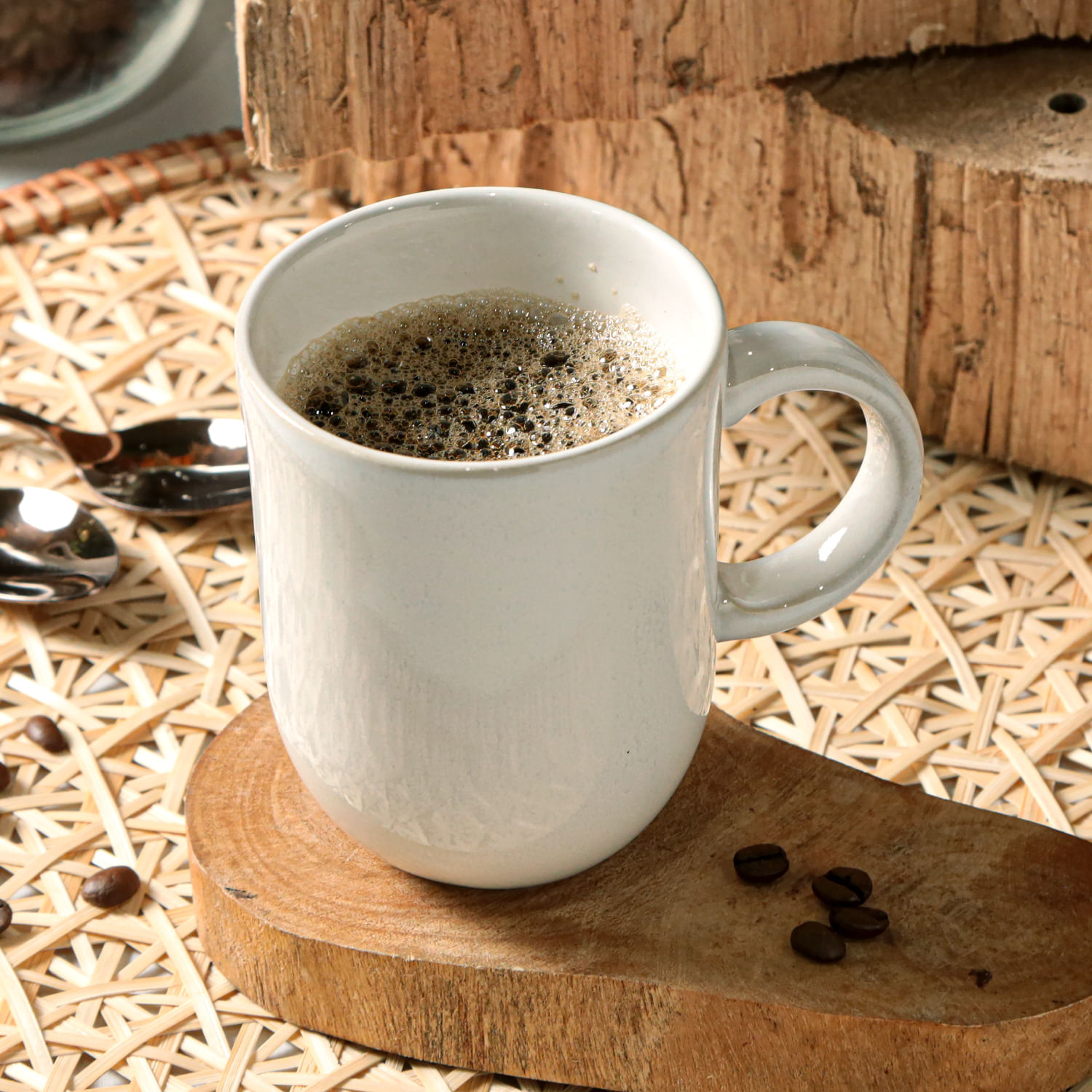 Conjunto com 4 Canecas Coup Stoneware Grande Glam 330ml - Imagem 2