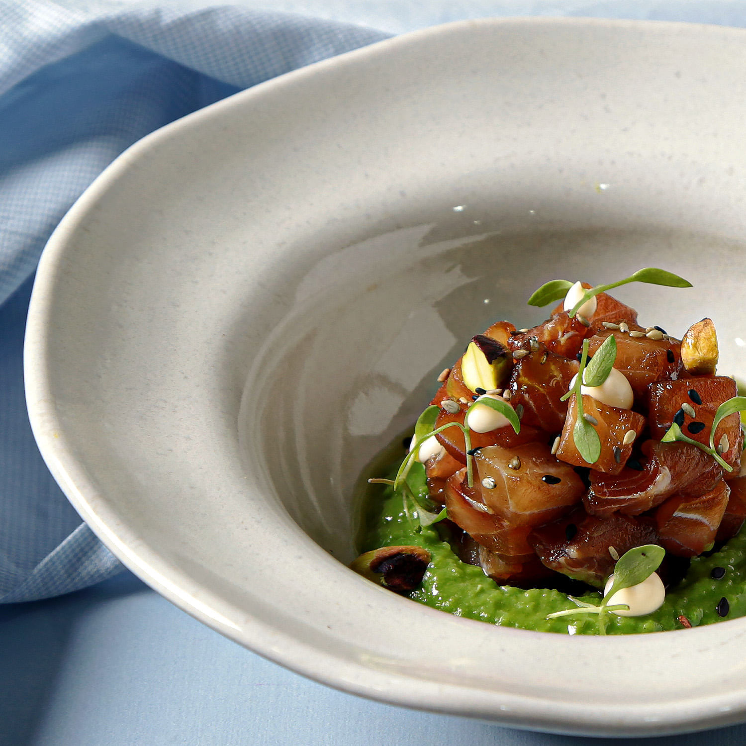 Conjunto com 4 Pratos de Entrada/Sobremesa Orgânico Glam Ø19x5,5cm 250ml - Imagem 5