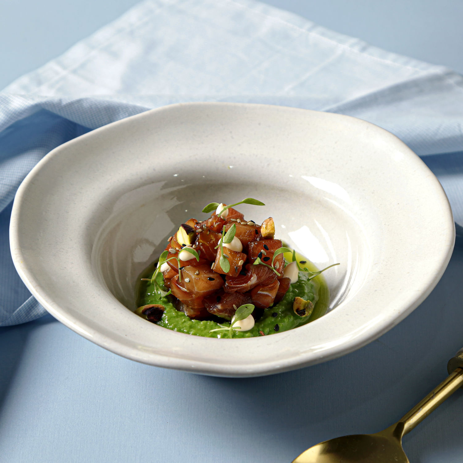 Conjunto com 4 Pratos de Entrada/Sobremesa Orgânico Glam Ø19x5,5cm 250ml - Imagem 3