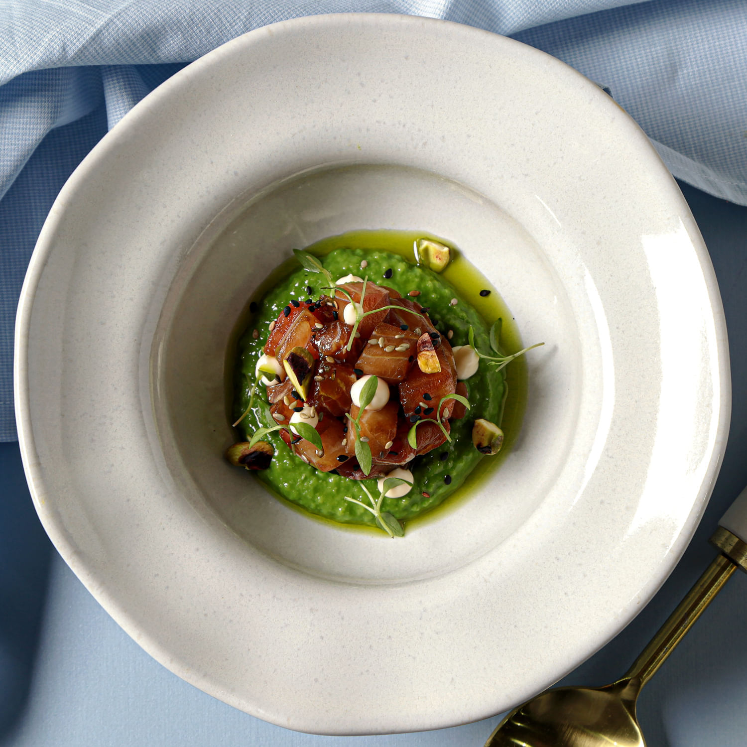 Conjunto com 4 Pratos de Entrada/Sobremesa Orgânico Glam Ø19x5,5cm 250ml - Imagem 4