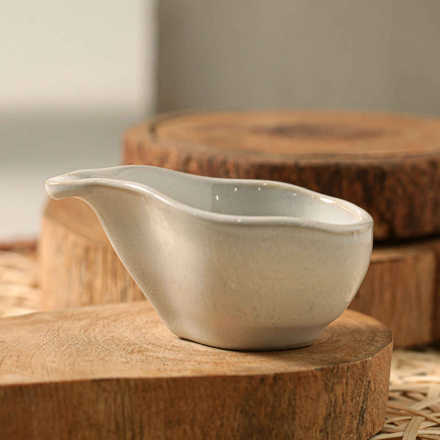 Conjunto com 6 Molheiras Oval Orgânico Glam 8x6cm 40ml - Imagem 3