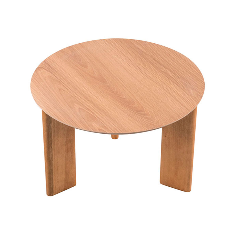 Mesa de Centro Redonda Orgânica Chanfrada Hanover 60cm - Imagem 2