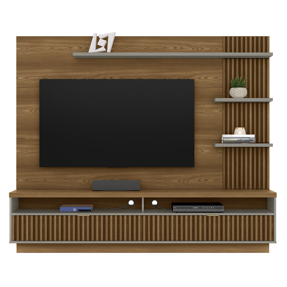 Painel Home Araruna Amêndoa e Titânio