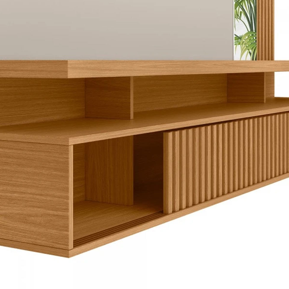 Painel Home Maragogi com 2 Porta Nature e Off White - Imagem 3