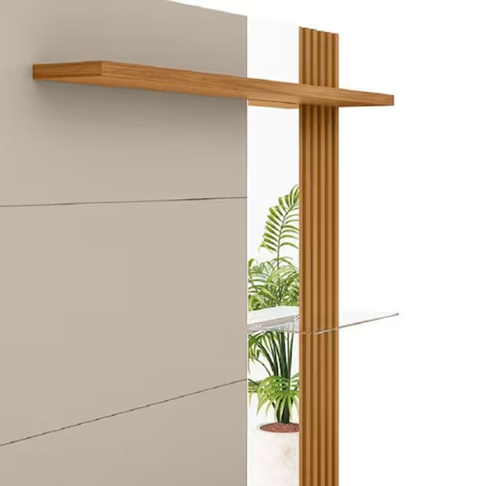 Painel Home Maragogi com 2 Porta Nature e Off White - Imagem 4