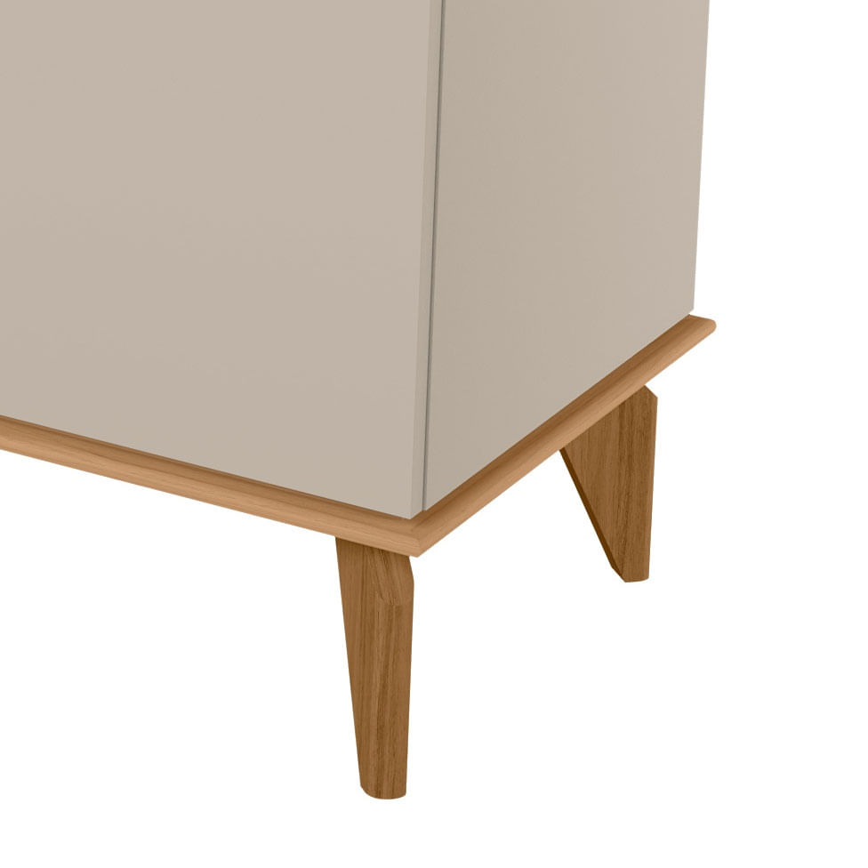 Buffet Balcão Evora com 4 Portas Jequitibá e Off White 1,60m - Imagem 3