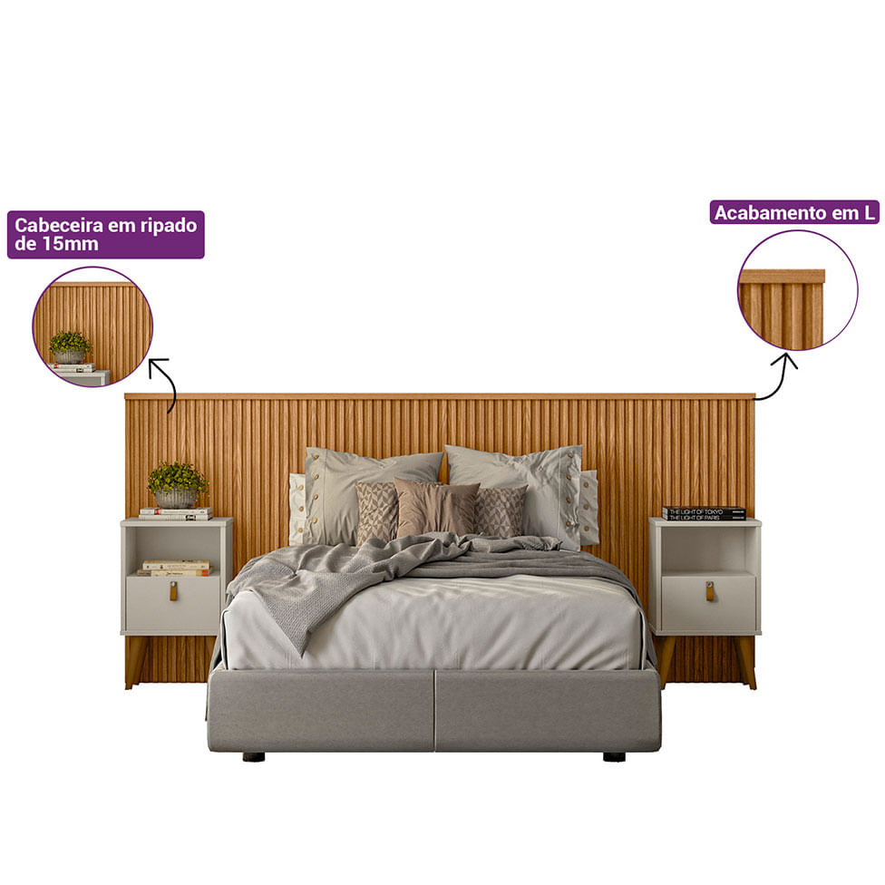 Cabeceira Laranjeiras Ripado Naturale - Imagem 2