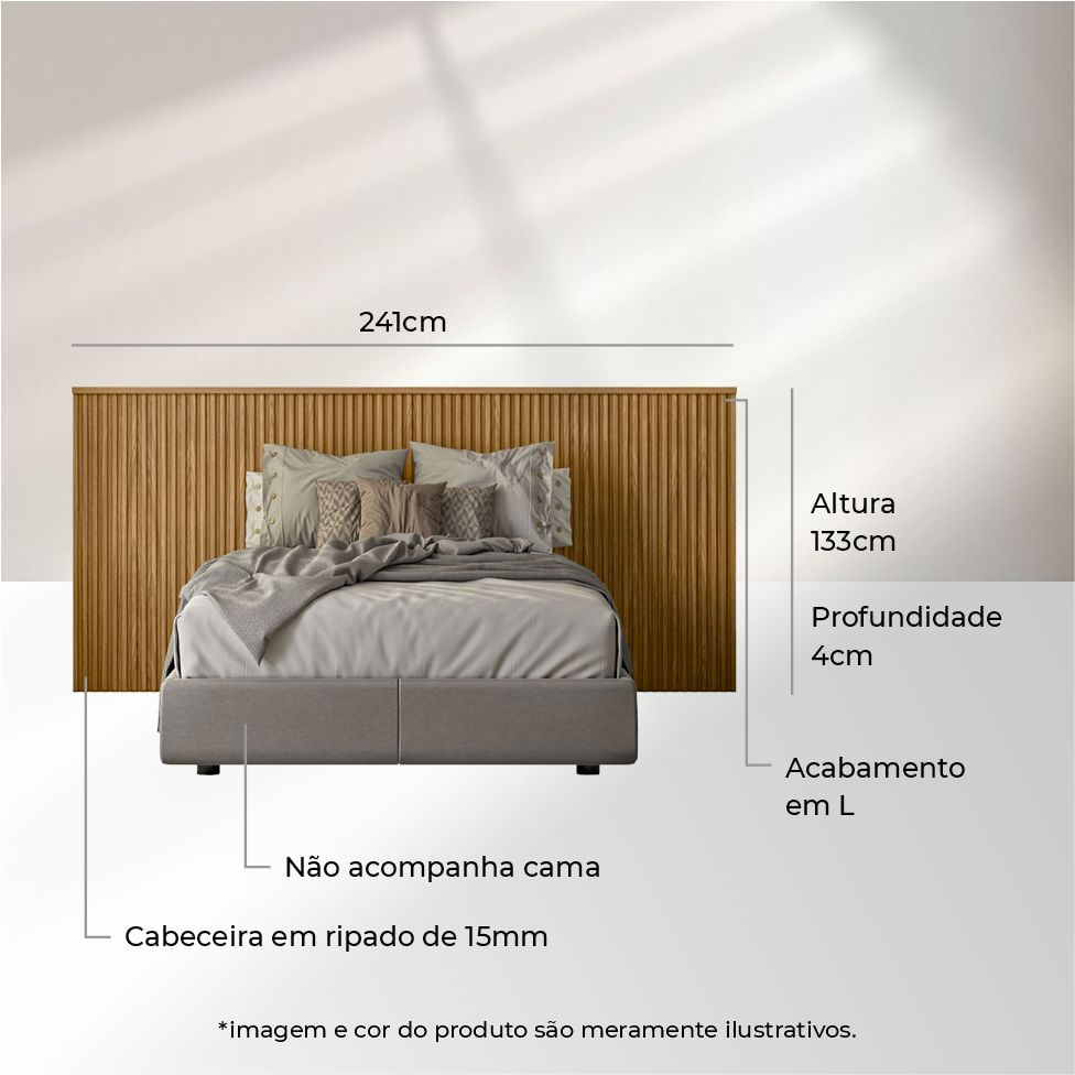 Cabeceira Laranjeiras Ripado Naturale - Imagem 4