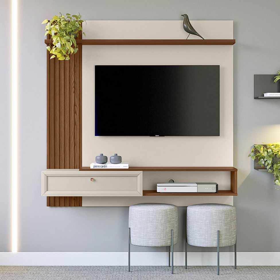 Painel Home Alvorada Freijó e Off White - Imagem 4