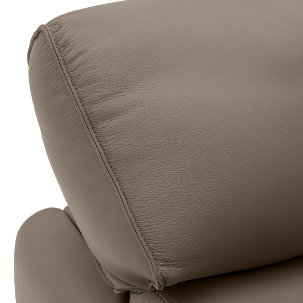 Sofá Capri Retratil em Couro Avelã 2,80m - Imagem 3