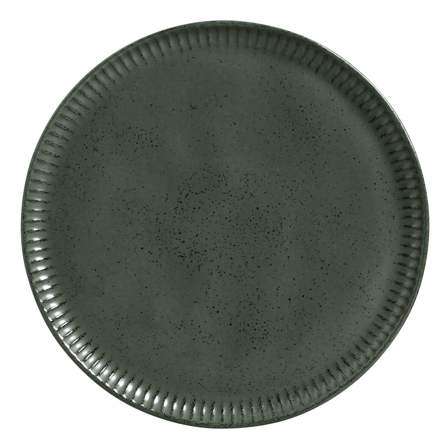 Conjunto com 6 Pratos Raso Linhas Greenery Ø27,5cm