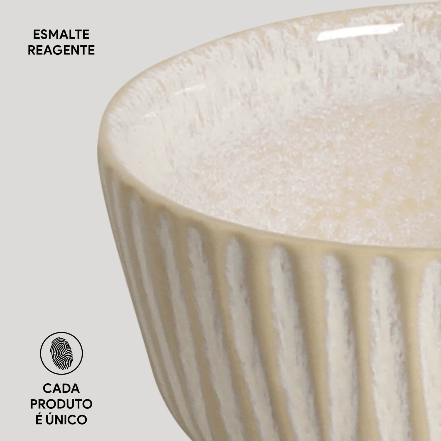Conjunto com 6 Ramequins Médio Linhas Latte Ø9x5cm 170ml - Imagem 5