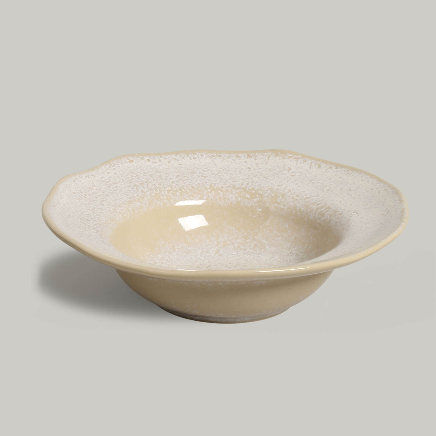 Conjunto com 4 Pratos de Entrada/Sobremesa Orgânico Latte Ø19x5,5cm 250ml - Imagem 6