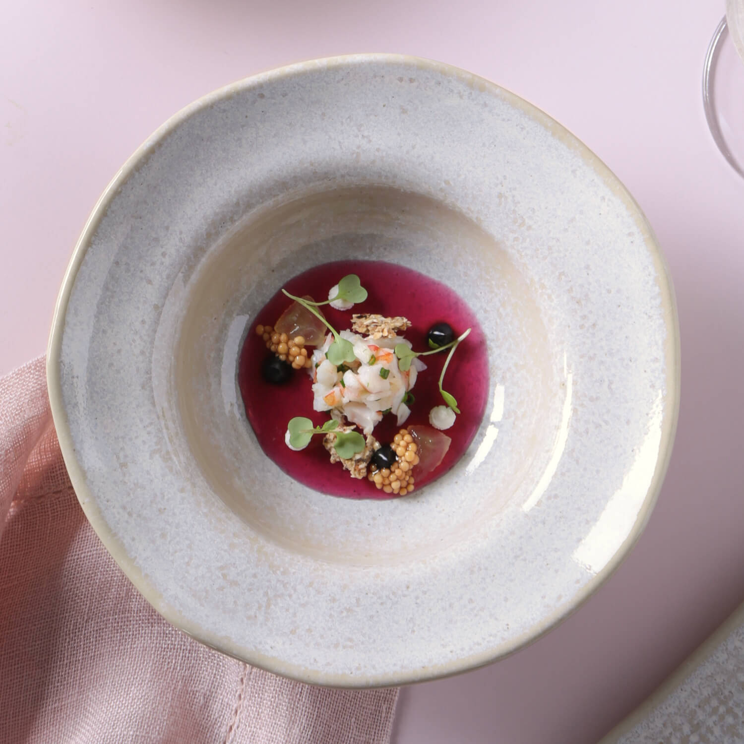 Conjunto com 4 Pratos de Entrada/Sobremesa Orgânico Latte Ø19x5,5cm 250ml - Imagem 4