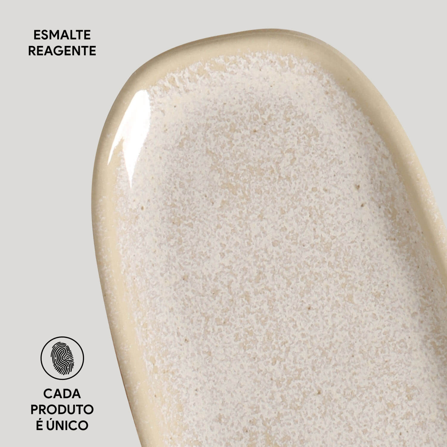 Conjunto com 4 Travessas Oval Rasa Mini Orgânico Latte 16,5x8cm - Imagem 5