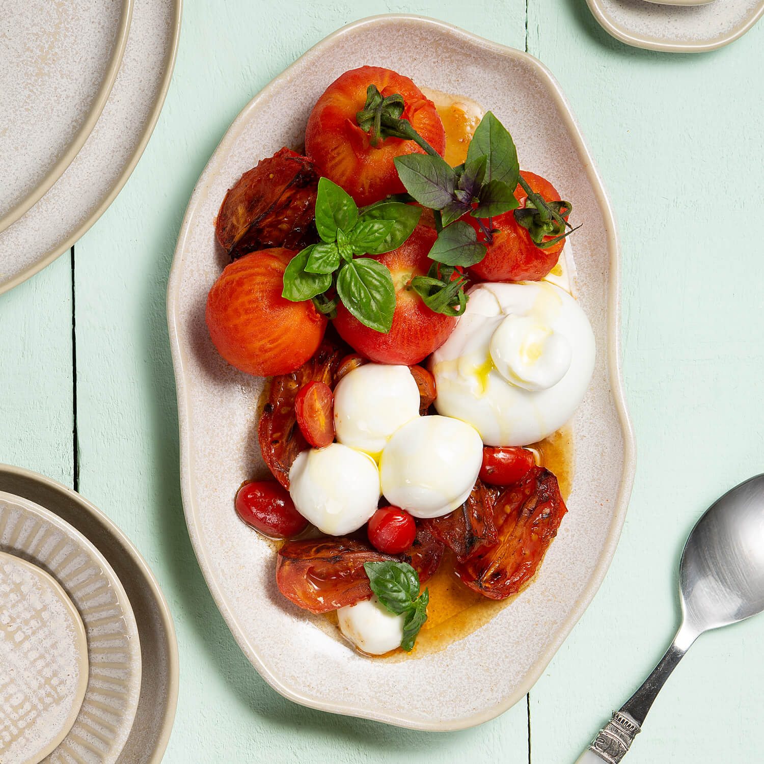 Conjunto com 4 Travessas Oval Rasa Média Bio Latte 30x20cm - Imagem 4