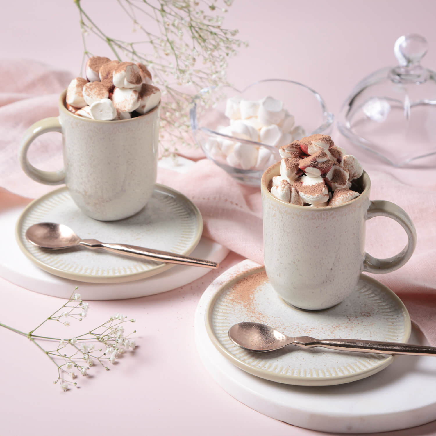 Kit Canecas Coup Stoneware com Pires Latte 330ML - Imagem 2