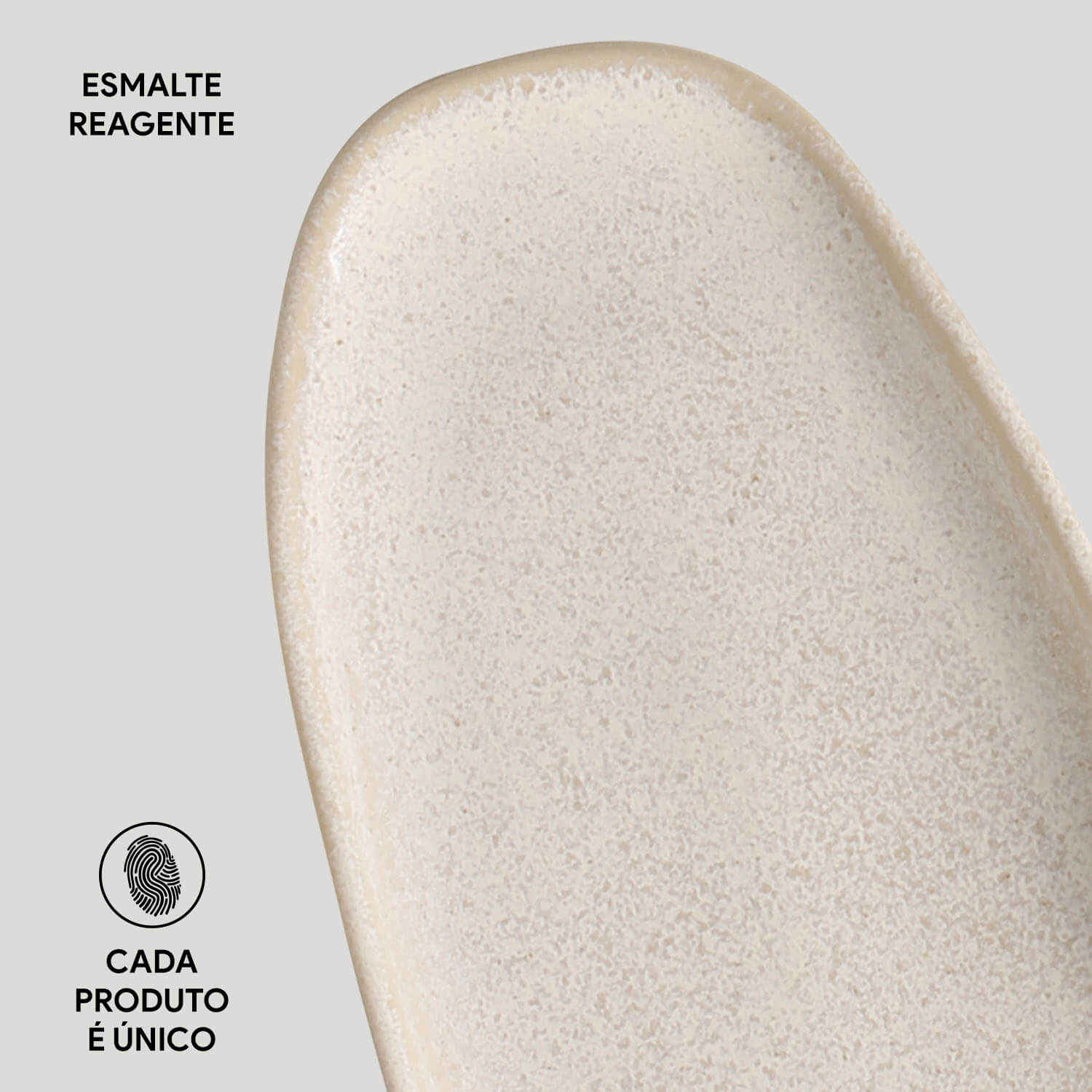 Conjunto com 4 Travessas Oval Rasa Grande Orgânico Latte 36x13cm - Imagem 3
