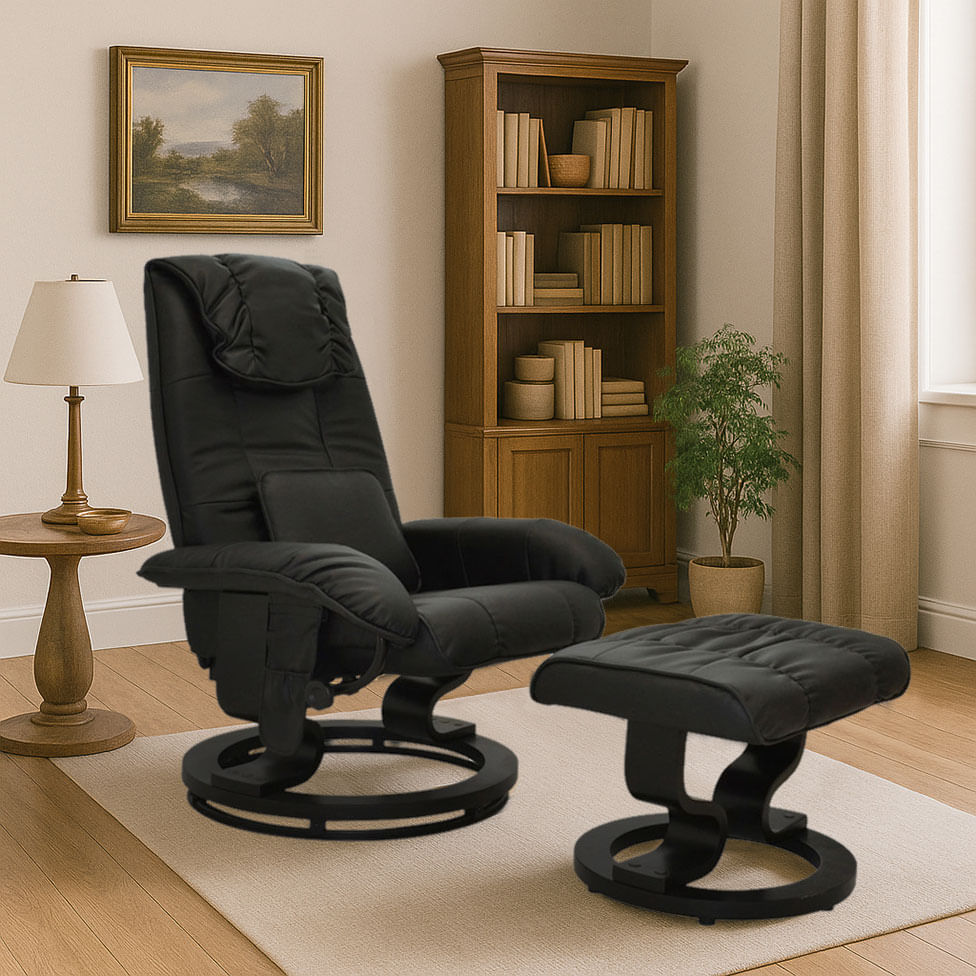 Poltrona de Massagem Louisiana Preto Bivolt - Imagem 5