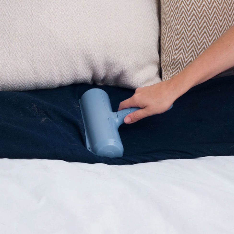 Rolo Removedor de Pelo Pet Animal Azul - Imagem 2