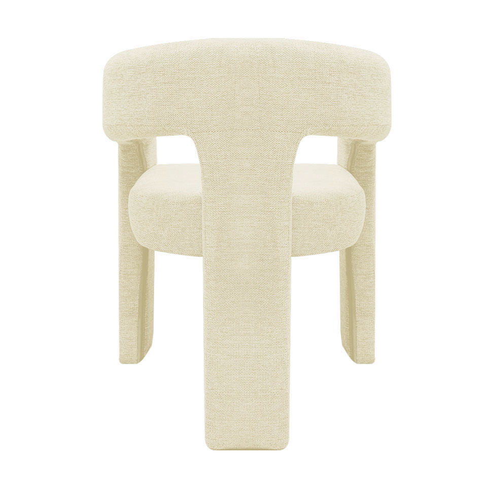 Poltrona Norma em Linho Bege - Imagem 3