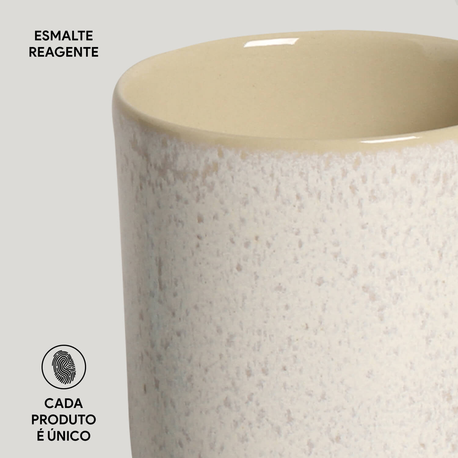 Conjunto com 4 Canecas Coup Stoneware Grande Latte 330ml - Imagem 5