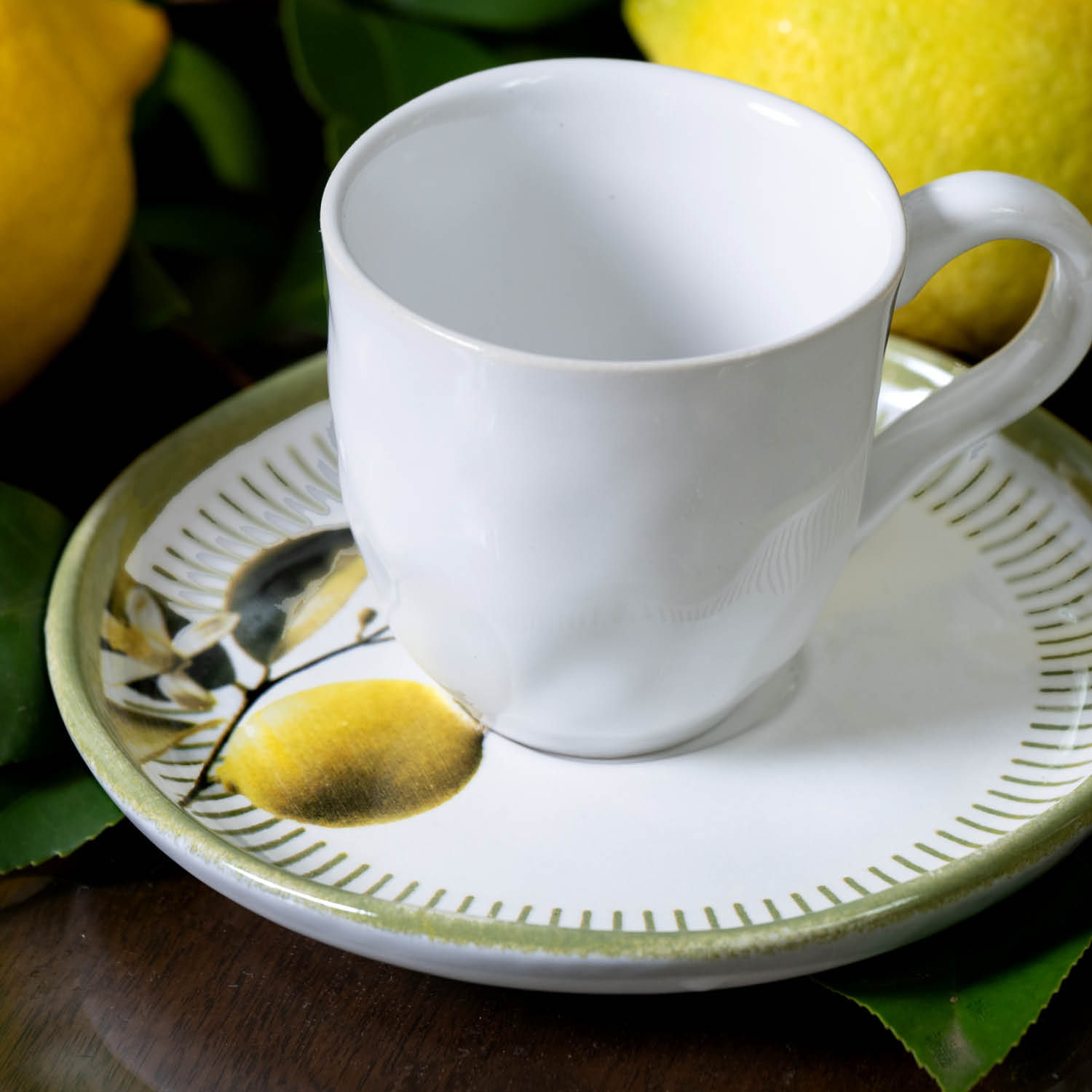 Conjunto com 6 Xícaras De Café com 6 Pires Bio Lemon 120ml - Imagem 5
