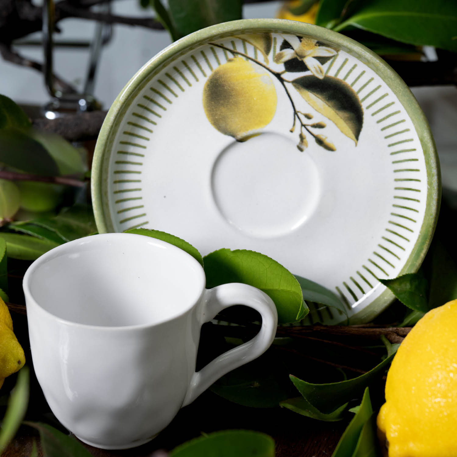 Conjunto com 6 Xícaras De Chá com 6 Pires Bio Lemon 170ml - Imagem 4