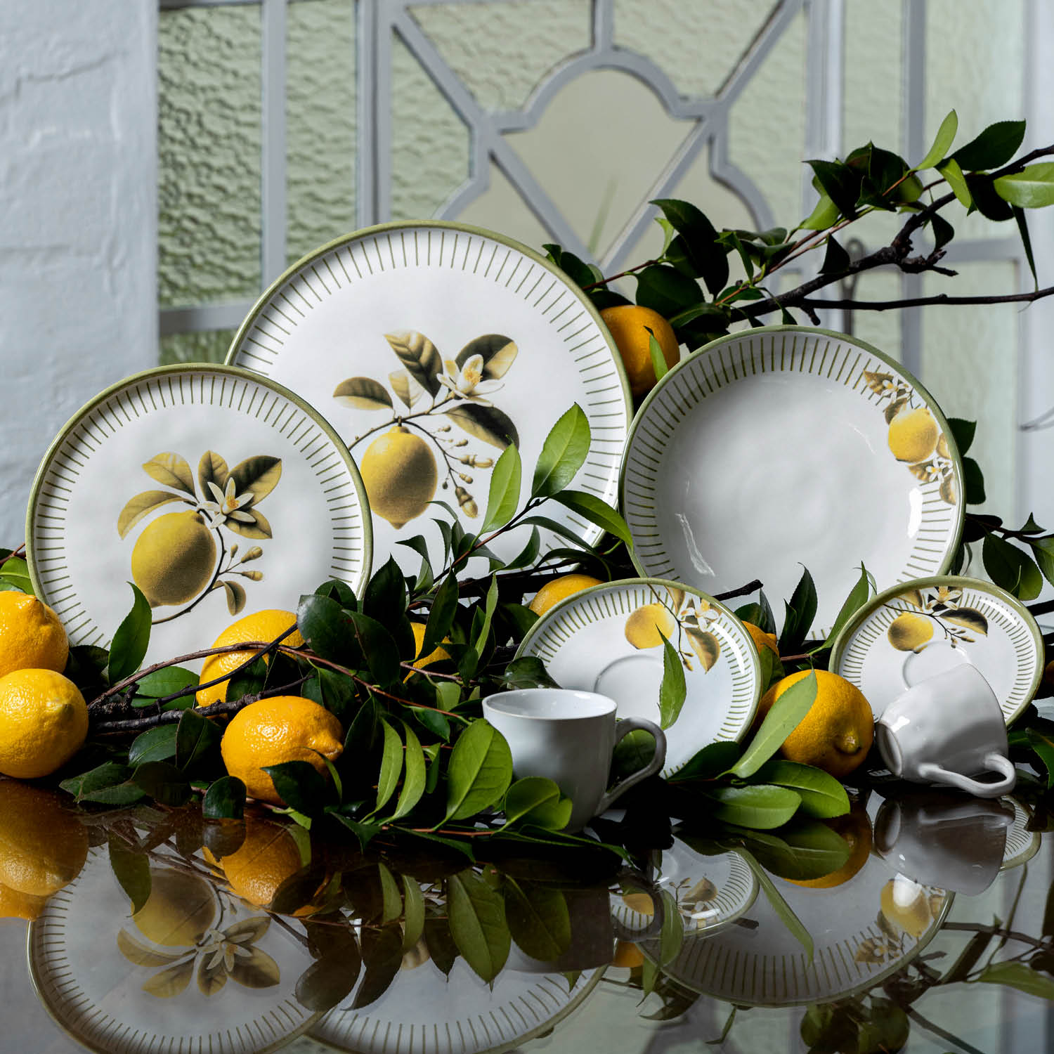 Conjunto com 6 Xícaras De Chá com 6 Pires Bio Lemon 170ml - Imagem 6